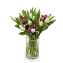 Kytice bílých tulipánů